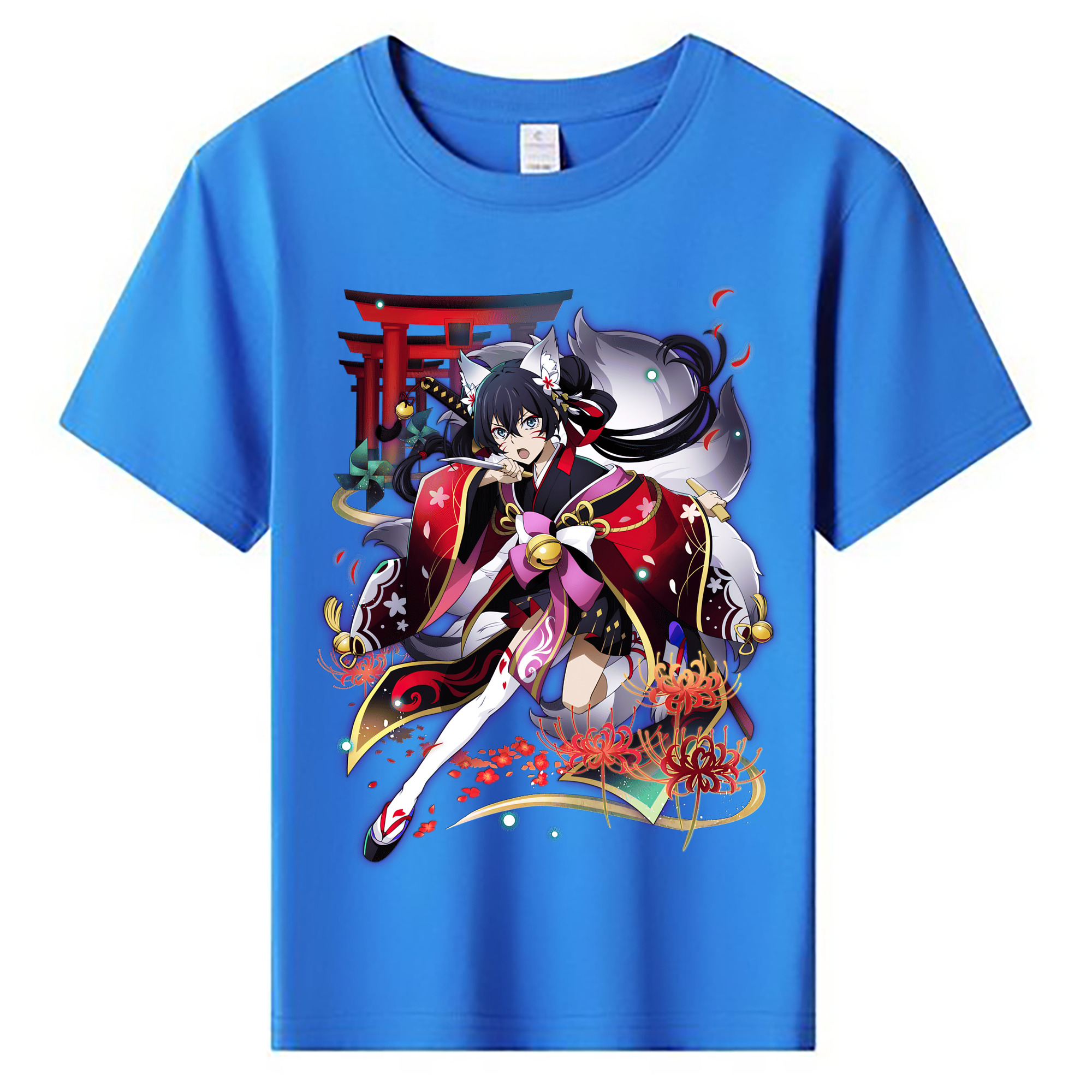 （画像用） 文豪ストレイドッグス Bungo Stray Dogs 綿100％キッズTシャツ（フロントプリント）